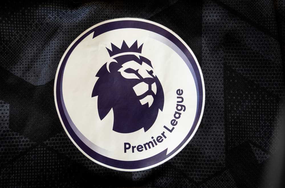 Close,Up,To,Shield,,Logo,Of,The,Premier,League,,English