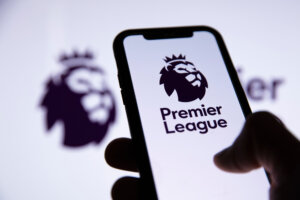 London,,Uk, ,May,2021:,Premier,League,Football,Logo,On
