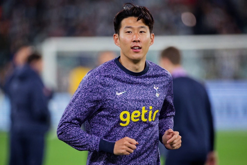 Heung,Min,Son,Of,Tottenham,Warms,Up,Before,The,Exhibition